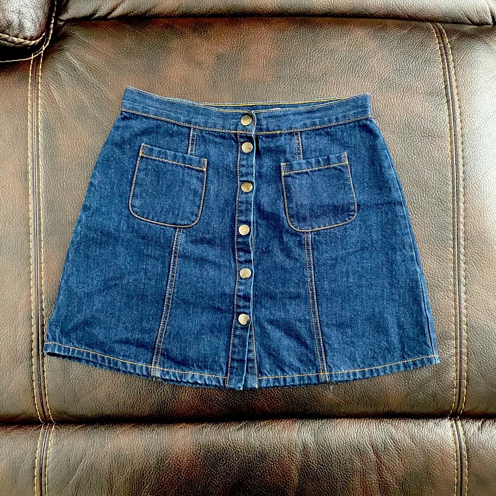 BDG denim skirt